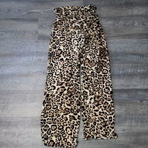Women’s leopard print pants. Size small